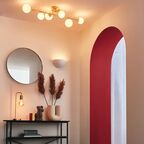 Зеркало декоративное Inspire Glam круглое 61 см цвет золотистый