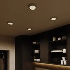 Спот светодиодный накладной влагозащищенный Inspire Sanoa S 3.5 м² регулируемый белый свет цвет металлик