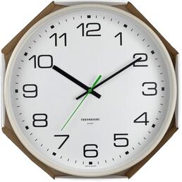 Часы настенные Troykatime Акцент круглые пластик цвет бежевый бесшумные ø30.5 см