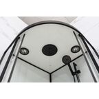 Душевая кабина Frank 100x100 F400/1 М Black стекло матовое, профиль черный
