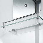 Душевая кабина AvaCan 120x90 D312SLEL стекло матовое, профиль хром, с электрикой, левая