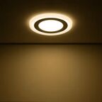 Светильник встраиваемый Gauss Backlight BL116 круглый 6 и 3 Вт свет тёплый белый