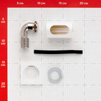 Подключение шланга Grohe Rainshower без держателя латунь белое (27076LS0)
