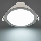 Встраиваемый светильник даунлайт Ledvance 8W 865 IP44 100 мм свет холодный белый (голубой)