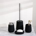 Стакан для зубных щёток Iddis Rich Black LMRBC00i45 керамика цвет черный