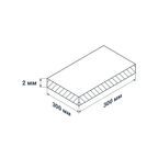 Комплект панелей ПВХ Lako Decor LKD-81018-1 белый мрамор 300x300x2 мм 2.52 м²