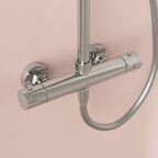 Душевая стойка Sancos Kanedo SC7200CH хром, с термостатом, без излива