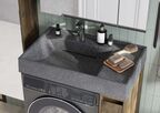 Мебельная раковина Aquaton Рейн 80 см 1A72113KRW210 графит