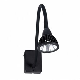 Бра на гибкой ножке для чтения с выключателем светодиодное Arte Lamp Cercare A4107AP-1BK