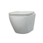 Унитаз подвесной Alcora Encanto LT-046E-R 49530 безободковый с сиденьем микролифт