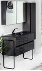 Зеркальный шкаф Armadi Art Vallessi 80 см 547-A антрацит