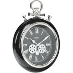 Часы настенные IsTime Gear черные 31х6,5х41 см
