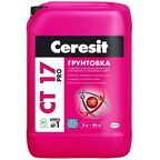 Грунтовка глубокого проникновения Ceresit CT 17 PRO, зима, 5 л