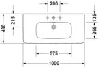 Раковина Duravit DuraStyle 2320100000