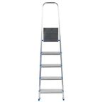 Стремянка алюминиевая Ladderbel STR-AL-5 5 ступеней, максимальная нагрузка 150 кг