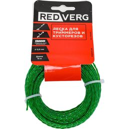 Квадратная витая армированная леска для триммера REDVERG 6655086