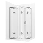 Душевой уголок Ambassador Royal 120x90 18015102 стекло прозрачное, профиль хром, без поддона