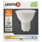 Лампа светодиодная Lexman GU10 175-250 В 7.5 Вт спот матовая 700 лм нейтральный белый свет