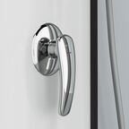 Душевая кабина Am.Pm 90x90 Joy W85C-001-090GT профиль графит матовый, низкий поддон
