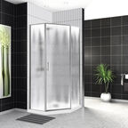Душевой уголок BelBagno Uno 90x90 UNO-195-P-1-90-CH-CR стекло шиншилла, профиль хром, без поддона