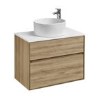 Столешница Aquaton Либерти 75 см 1A281003LY010  белый глянец