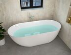 Ванна акриловая Ceruttispa Como 170x750 CT7386 отдельностоящая, белая