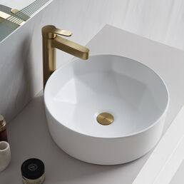 Раковина накладная BelBagno BB1342H300 41 см белая