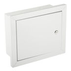 Щит распределительный встраиваемый Dekraft ЩРВ-12 металлический IP31 250х300х120 мм 12 модулей