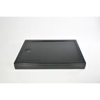 Экран для душевого поддона Metakam Apart Black прямоугольный 120x80 см