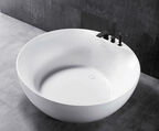 Ванна акриловая Abber 150x150 AB9280 белая с каркасом в комплекте