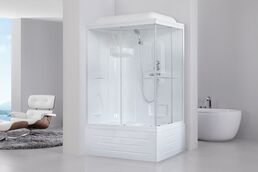 Душевая кабина Royal Bath RB 8120BP1-T 120x80 (прозрачное) левая, с поддоном
