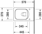 Подвесной унитаз Duravit Vero Air Rimless 2525090000 с крышкой
