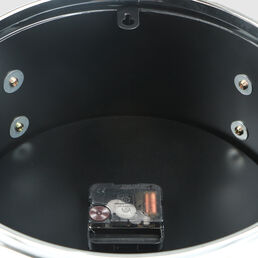 Часы настенные IsTime Drum черные 27,5х16,7х27,5 см