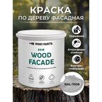 Краска по дереву для наружных и внутренних работ без запаха ProfiPaints ECO WOOD FACADE 2.7л , RAL-7036