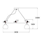 Люстра Arte lamp a2150sp-5wg