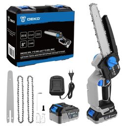 Цепная аккумуляторная бесщеточная пила DEKO DKCHS 20V 085-2012