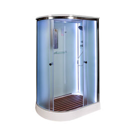Душевая кабина AvaCan 120x90 D012SRLED стекло матовое, профиль хром, правая