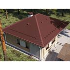 Профлист МП20 0.35 мм 1150x2000 мм RAL 3005 вишня