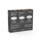 Светильник встраиваемый Gauss Backlight BL116 круглый 6 и 3 Вт свет тёплый белый
