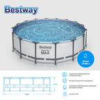 Бассейн каркасный Bestway 488x122 см (5612Z)