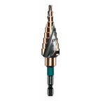 Сверло ступенчатое KRAFTOOL COBALT 4-20мм; 9 ступеней; азотирование; винтовая спираль (29691-4-20-9)