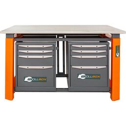 Двухтумбовый верстак Toollbox TBP1500 (TB4-TB4)