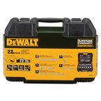 Набор торцевых головок DEWALT, 22 шт., DWMT19241-1