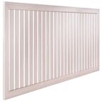 Реечный экран для радиатора 120x60 см ясень светлый
