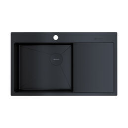 Кухонная мойка Omoikiri 86 см Akisame 86-L Side-GB нерж. сталь, графит