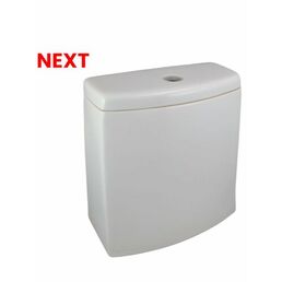 Бачок для унитаза SANITA LUXE NEXT + арматура + трапециевидная прокладка + болты, межцентровое расстояние 16 см