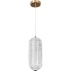 Светильник подвесной светодиодный Escada Moonstone 610/S 3 м² нейтральный белый свет цвет золото