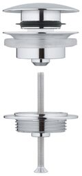 Универсальный донный клапан GROHE, хром (65807000)