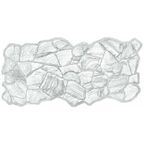 Панель ПВХ "Камни Песчаник пепельный" 980х480 в количестве 10 штук (4,7м2)