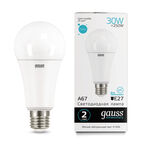Светодиодная лампа Gauss LED Elementary A67 30W E27 4100K 1/10/50